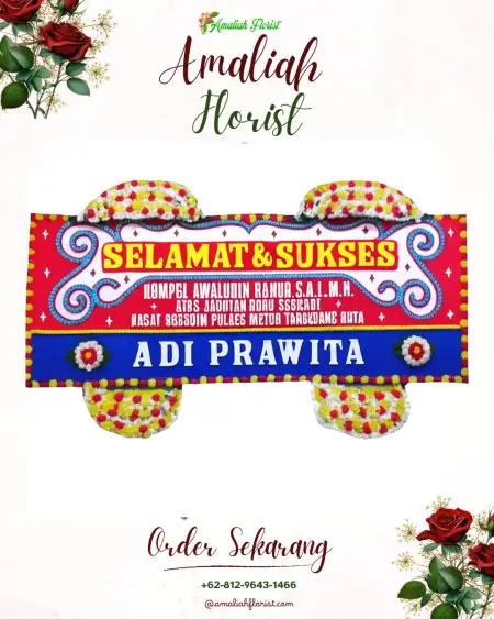 Papan Bunga Ucapan Selamat Rama Yana